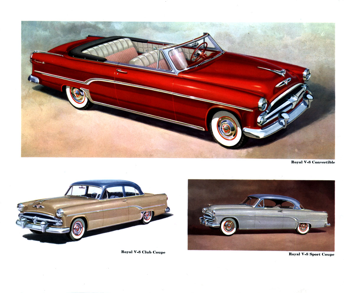 1954 Dodge Car Brochure Page 1